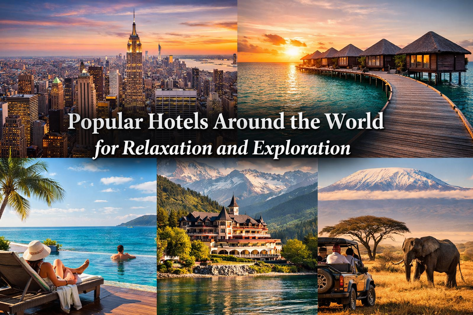 Popular Hotels Around the World for Relaxation and Exploration