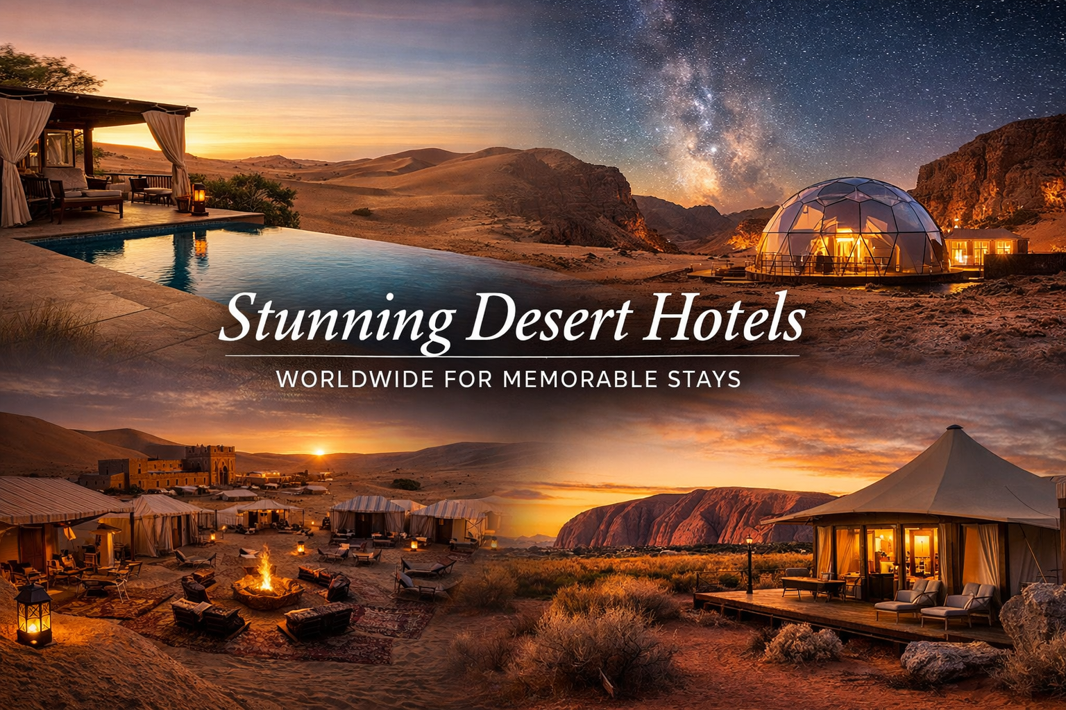 Stunning Desert Hotels Worldwide for Memorable Stays
