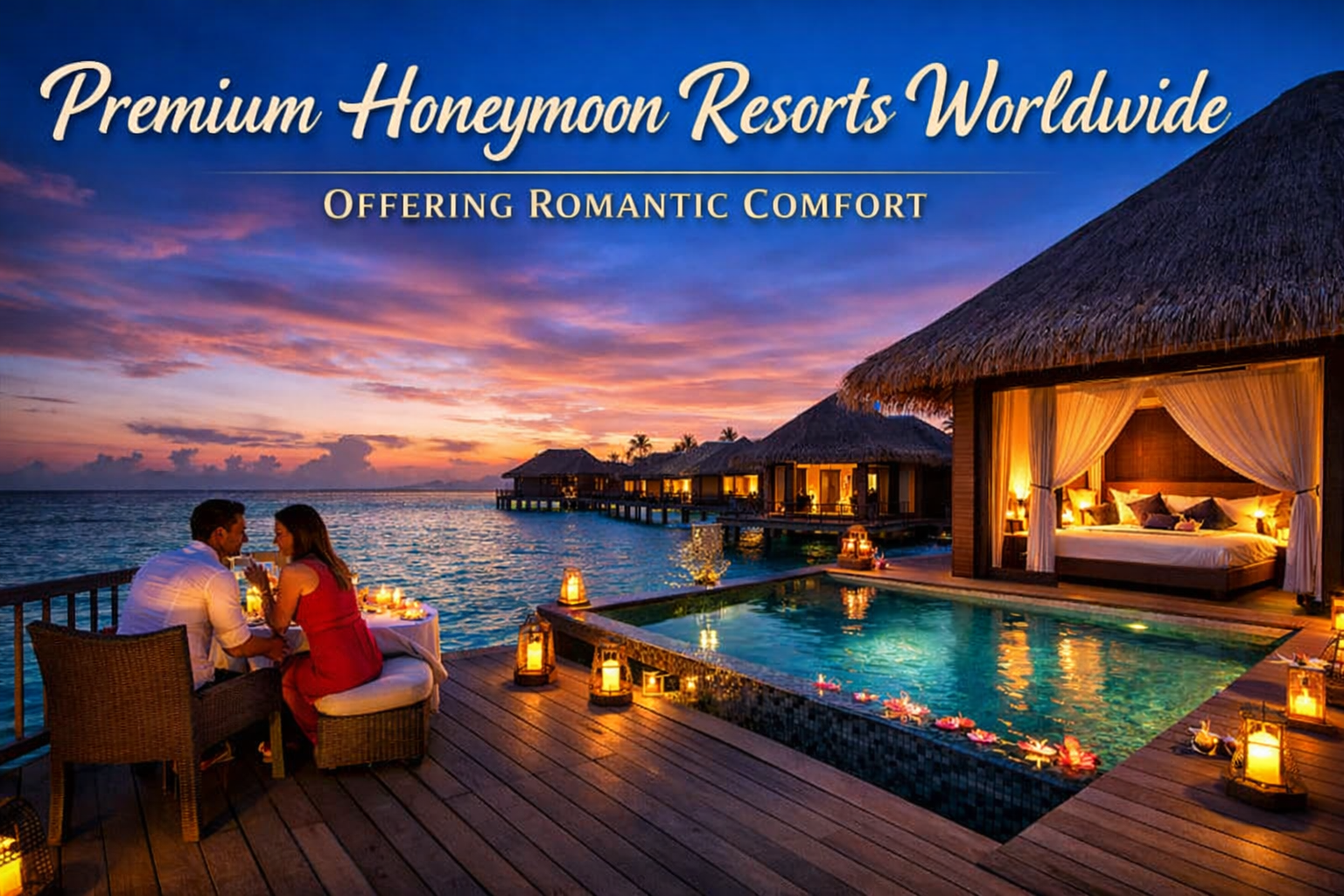 Premium Honeymoon Resorts Worldwide Offering Romantic